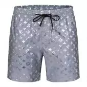 louis vuitton hommes swimming shorts silver monogram